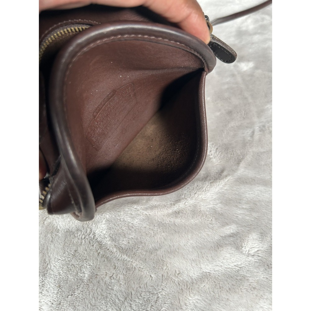 Vintage COACH Legacy Abbie Purse Handbag Brown Leather Crossbody Strap #9017 USA - Picture 11 of 13